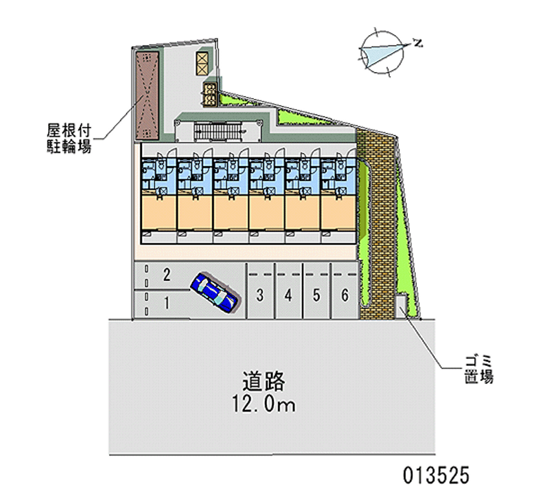 レオパレス住之江公園 区画図