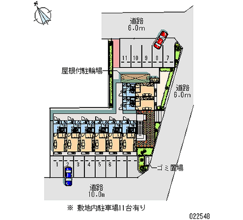 22548月租停车场