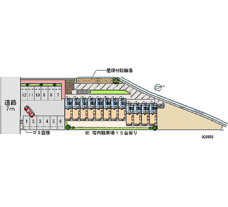 20956 Monthly parking lot