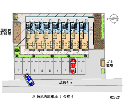 25521 Monthly parking lot