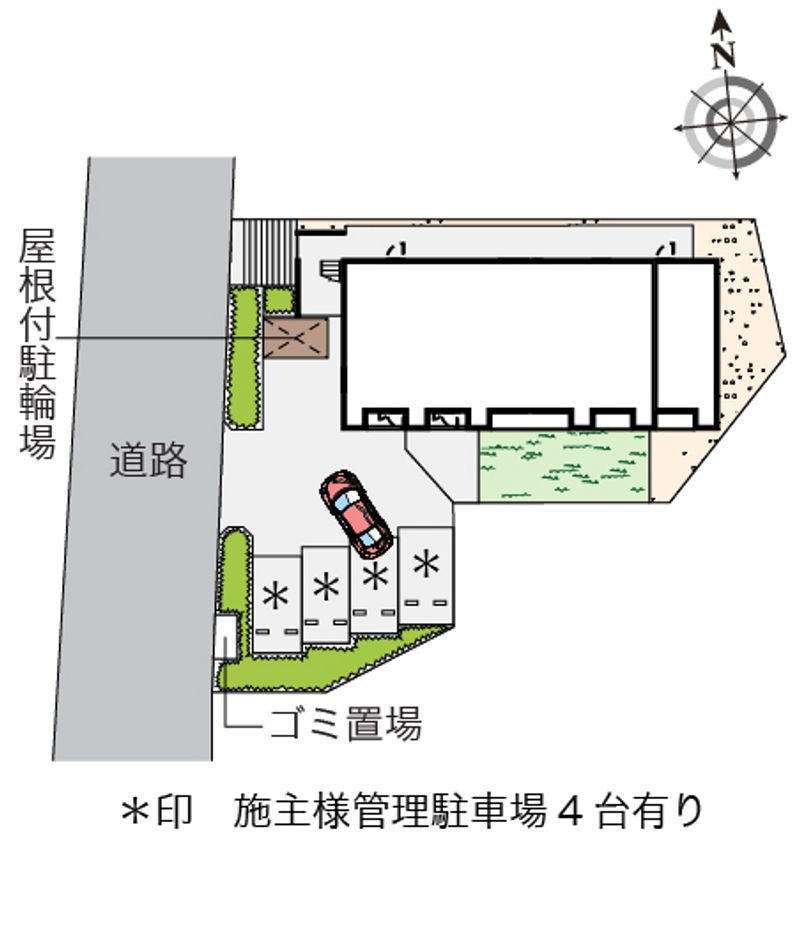 レオネクスト湘南町屋Ⅱ 配置図