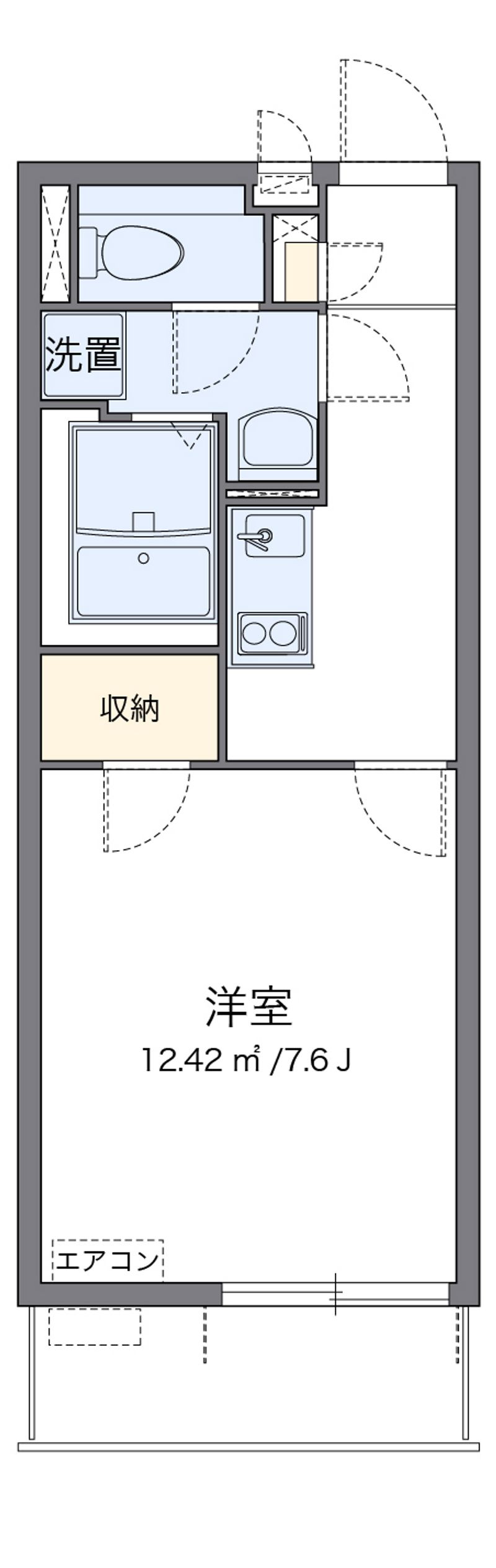 クレイノウィステリア 間取図