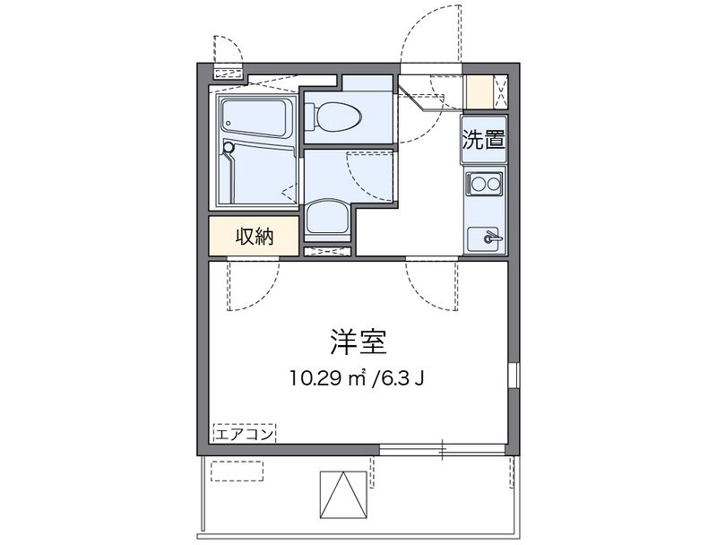 レオネクストＭｕｔｕｒａ 間取図