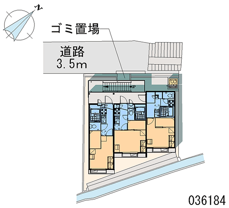 レオパレスパークサイド比治山 共用部分