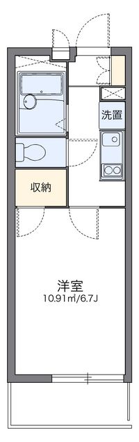 レオパレス光沙 間取り図