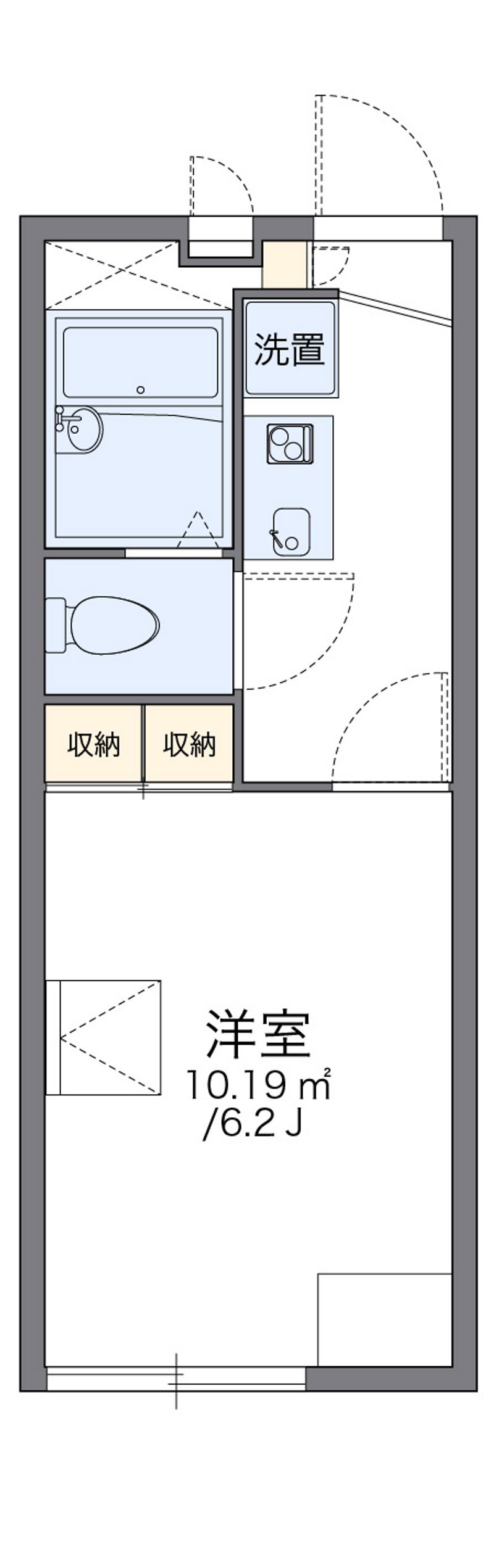 レオパレス南陽館 間取図