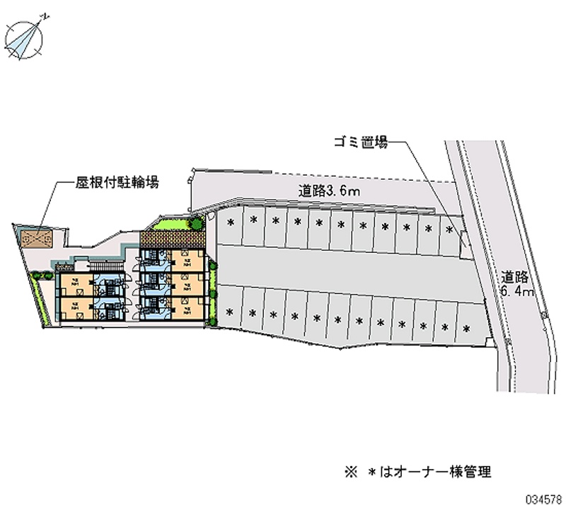 レオパレス清山 区画図