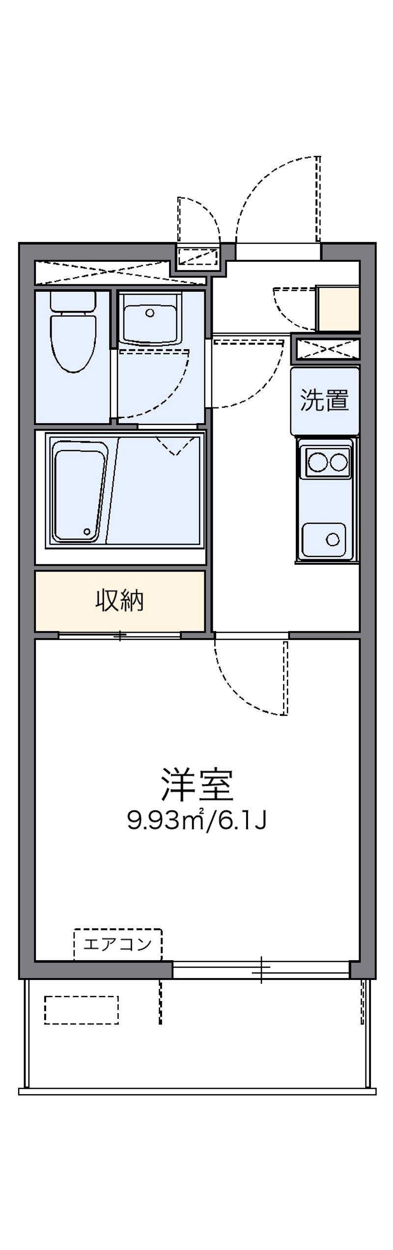 レオネクスト日新大阪 間取図