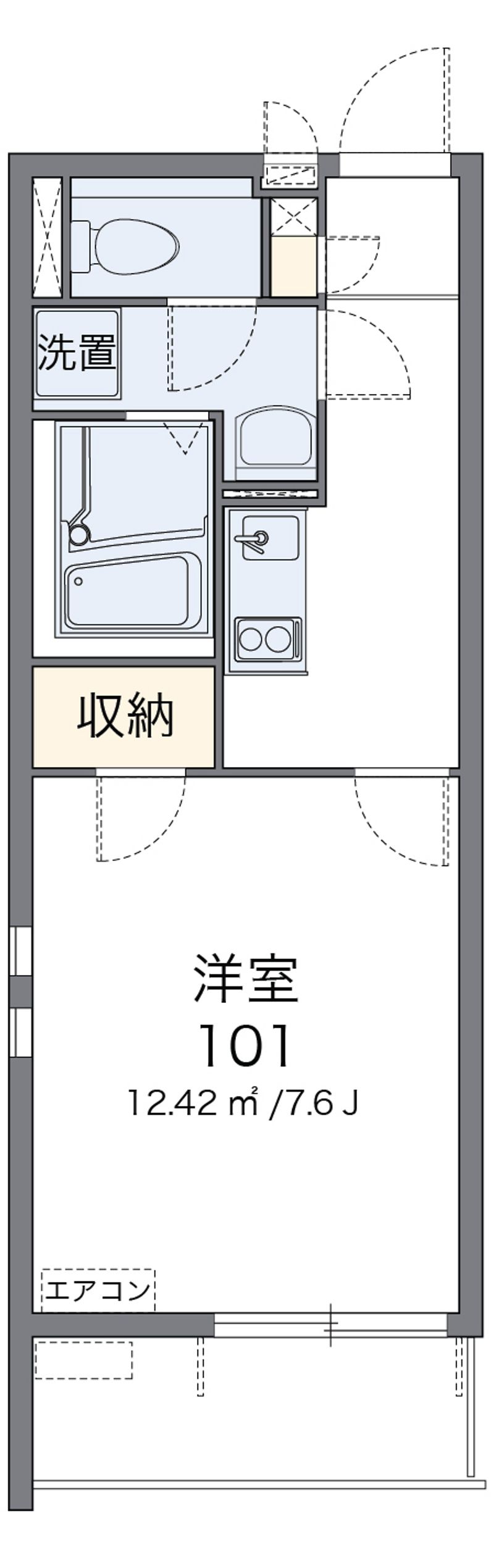 クレイノ山栄ハイツ 間取図