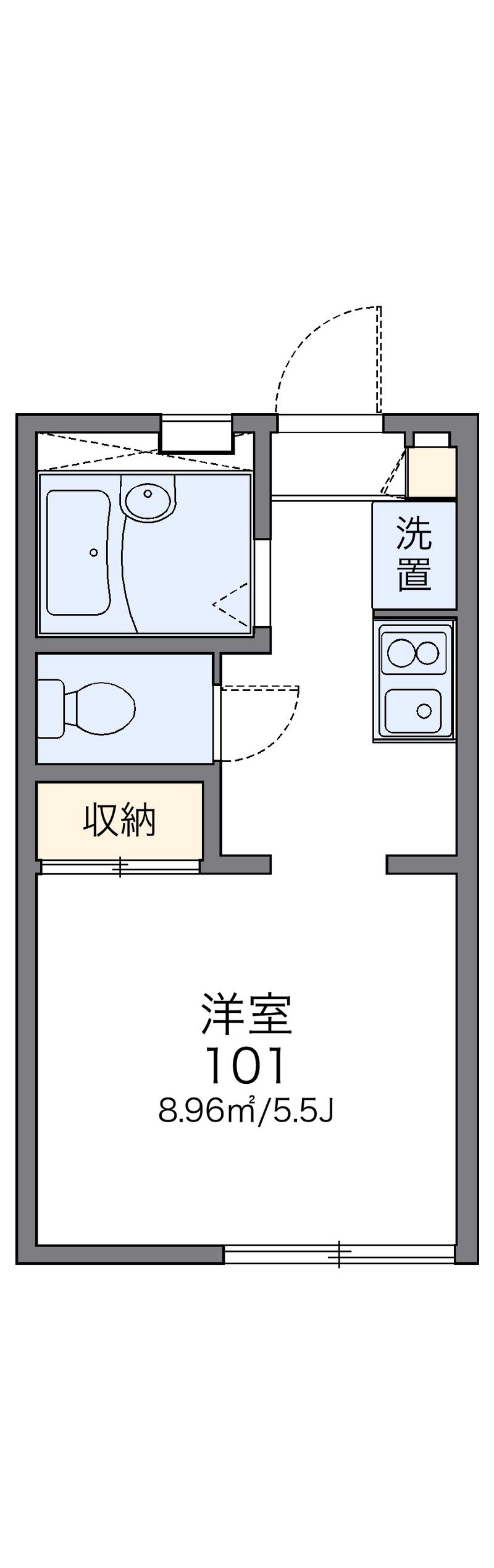 レオパレス瀬谷第１ 間取図
