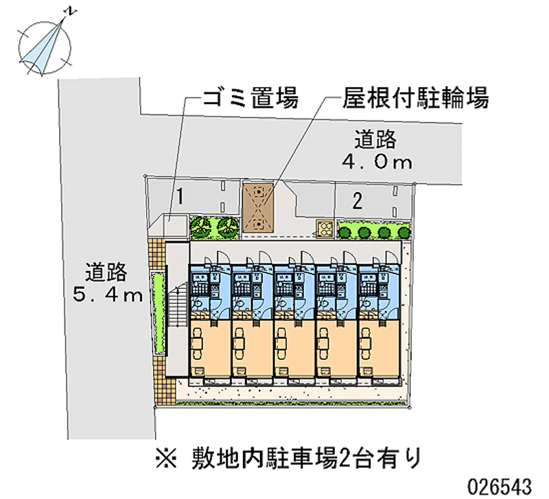 レオパレスａｉ 区画図
