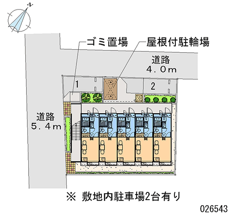 レオパレスａｉ 月極駐車場