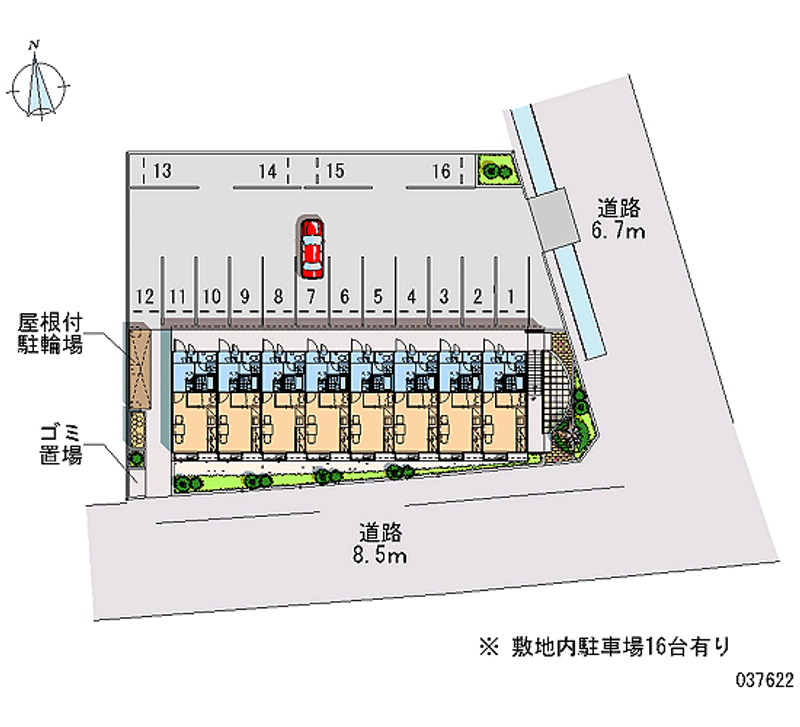 レオパレス朝日 月極駐車場