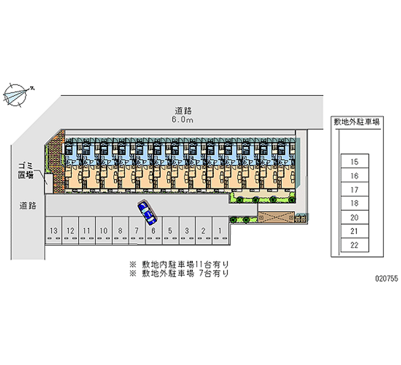 20755月租停车场