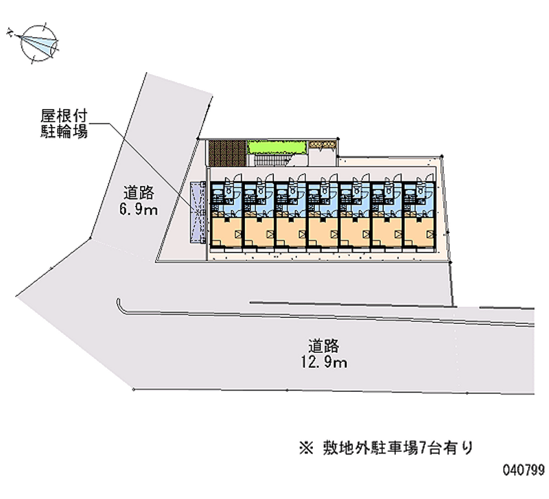 レオパレスエスペーロ 区画図