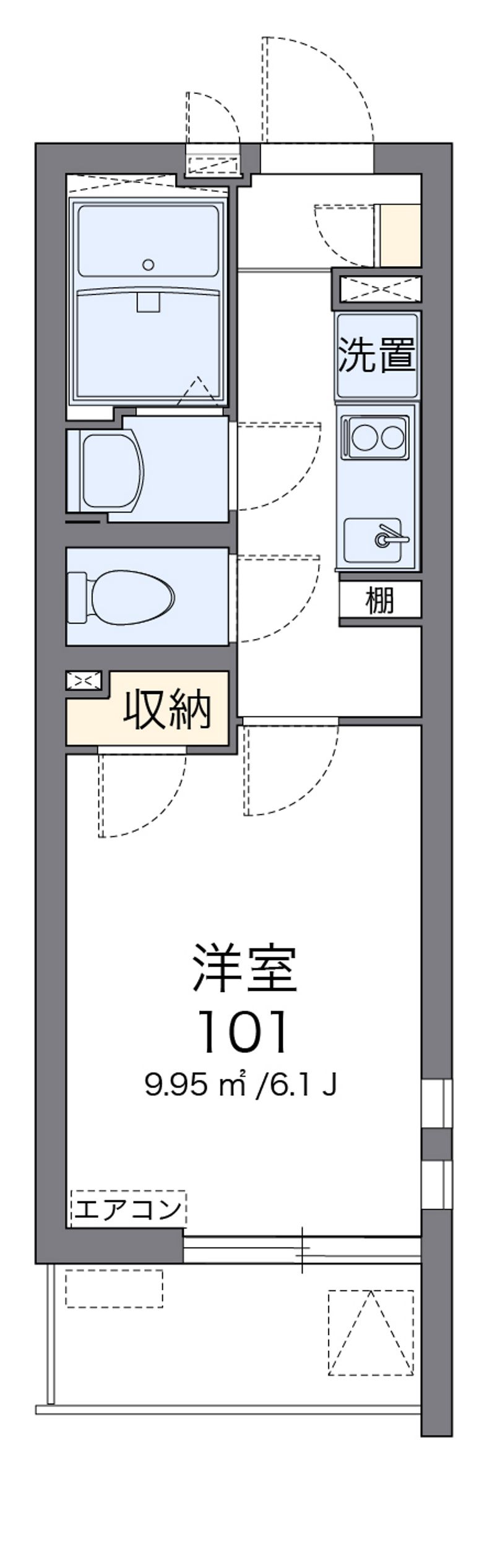 クレイノレジデント清川 間取図
