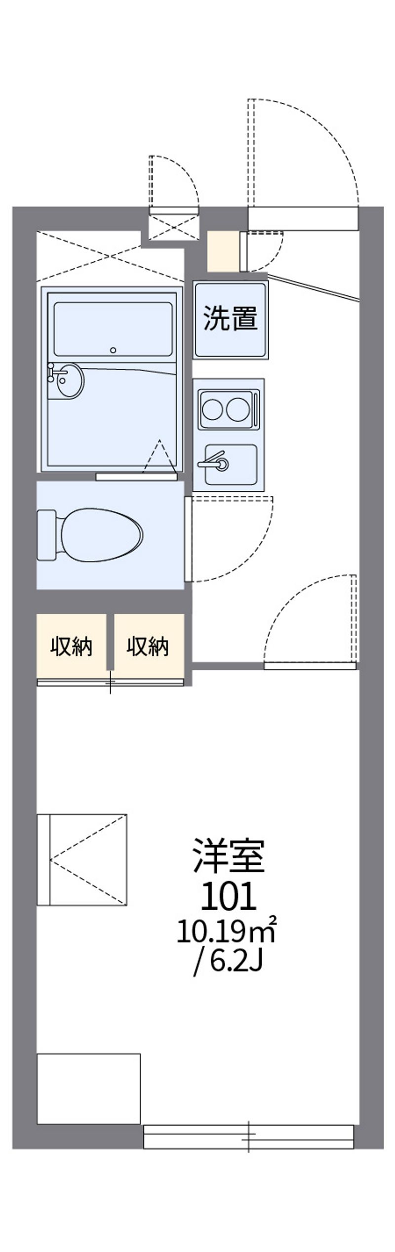 レオパレス光町 間取図