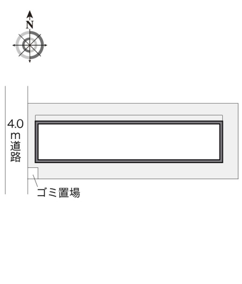 レオパレス山栄アビタ 配置図