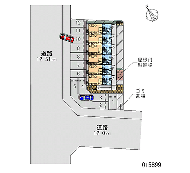 レオパレスセレブ 月極駐車場