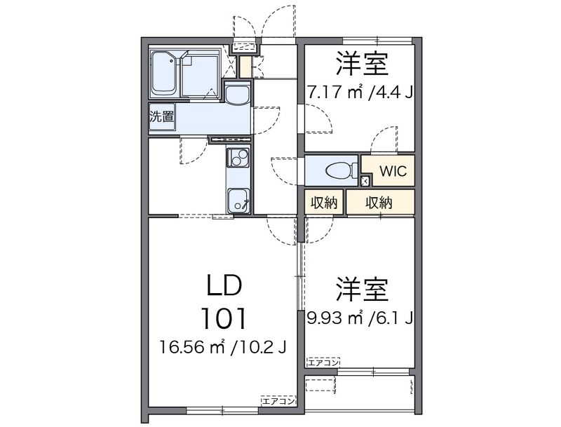クレイノファミリア 間取図