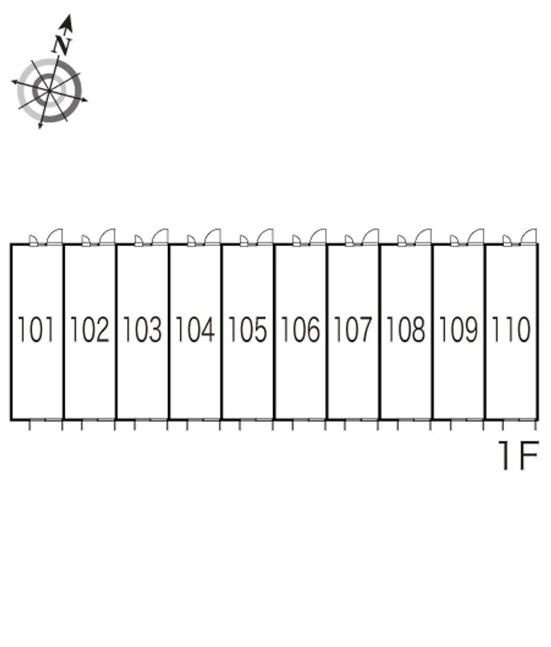 レオパレスエスペランサ 間取配置図