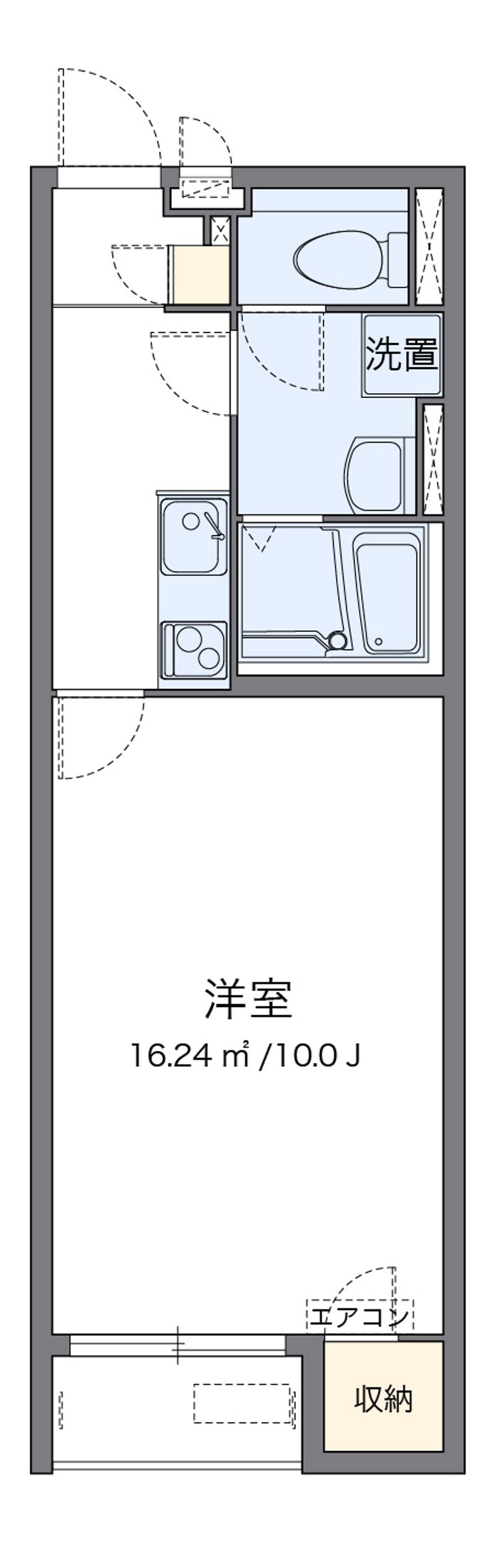 クレイノ龍 間取図