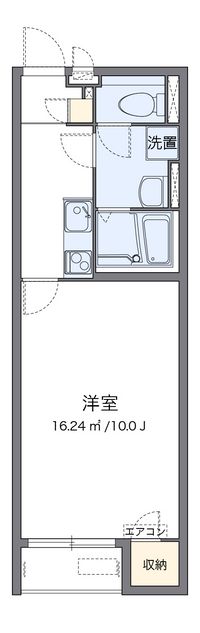 クレイノ龍 間取り図