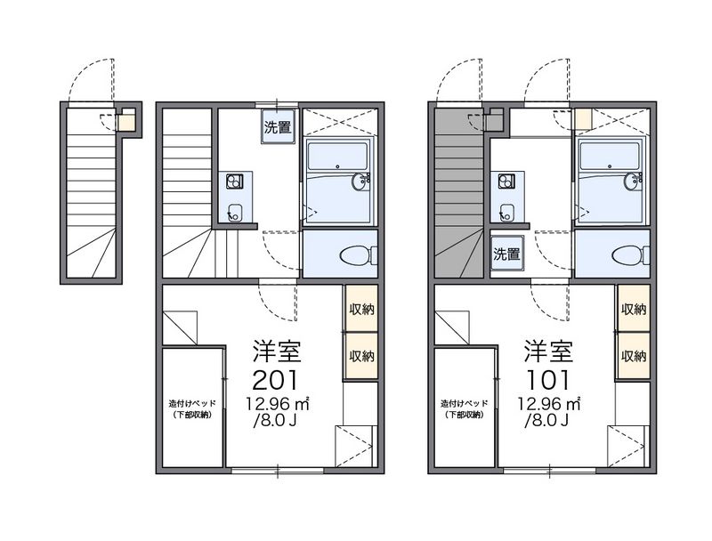 レオパレス８８ 間取図