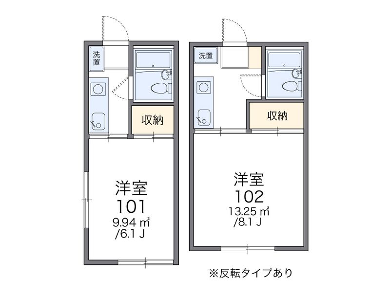 レオパレス山際 間取図