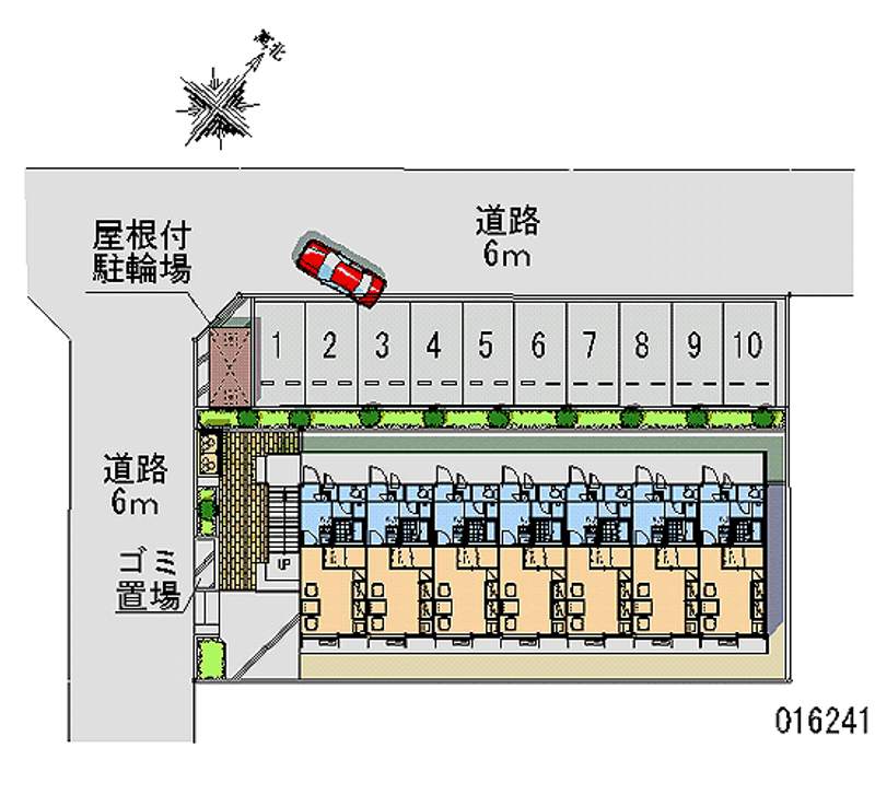 レオパレスシルバーアロー 月極駐車場