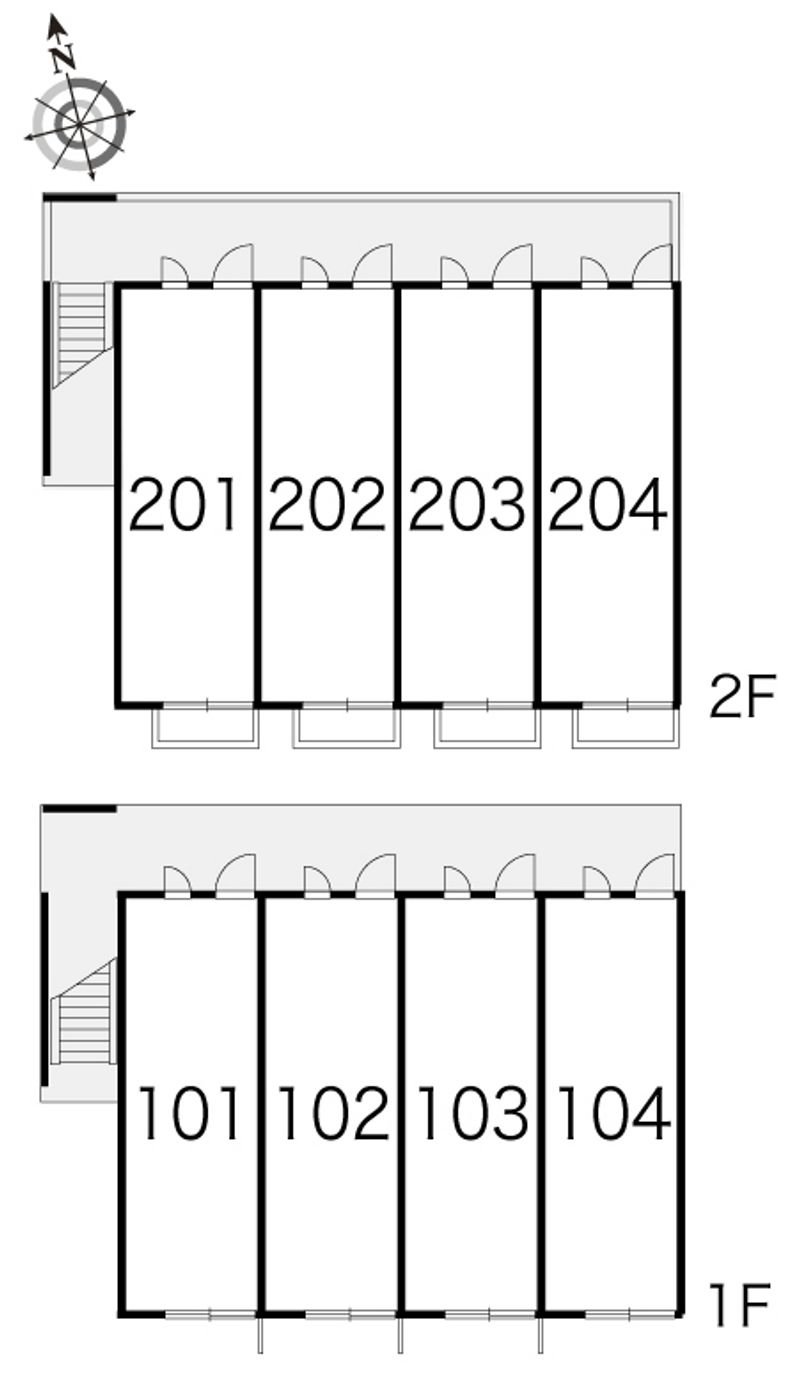 レオパレスフェリシア室町Ｂ 間取り配置図