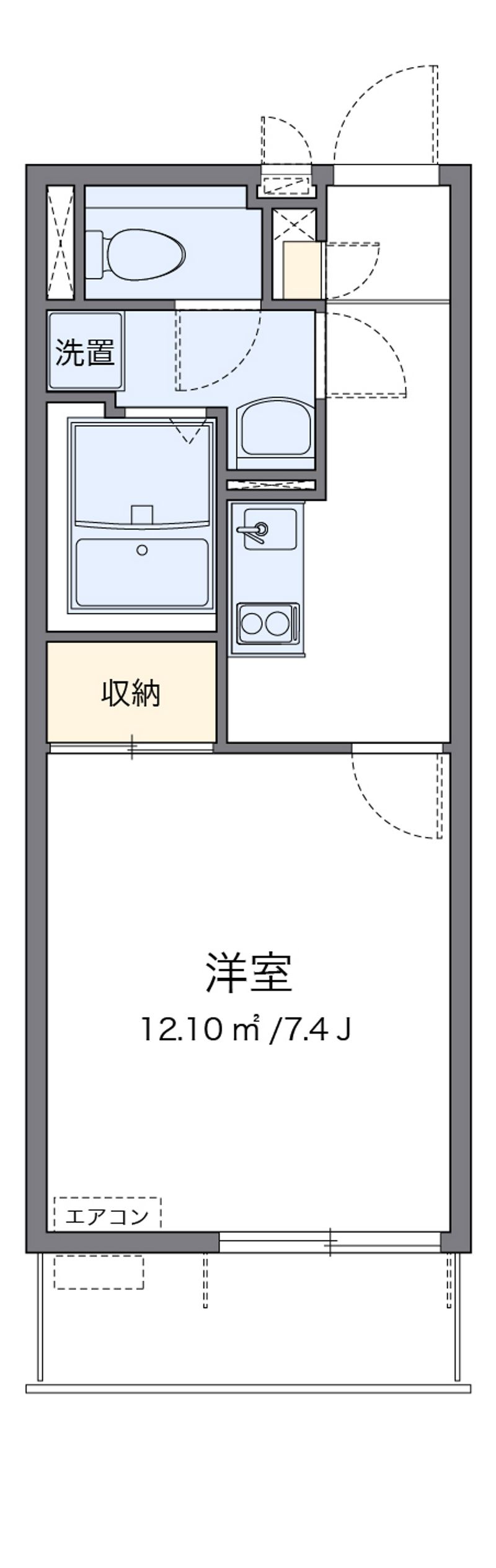 クレイノそれいゆ木更津 間取図
