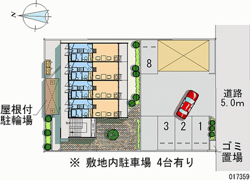 レオパレスアメニティ湘南 月極駐車場