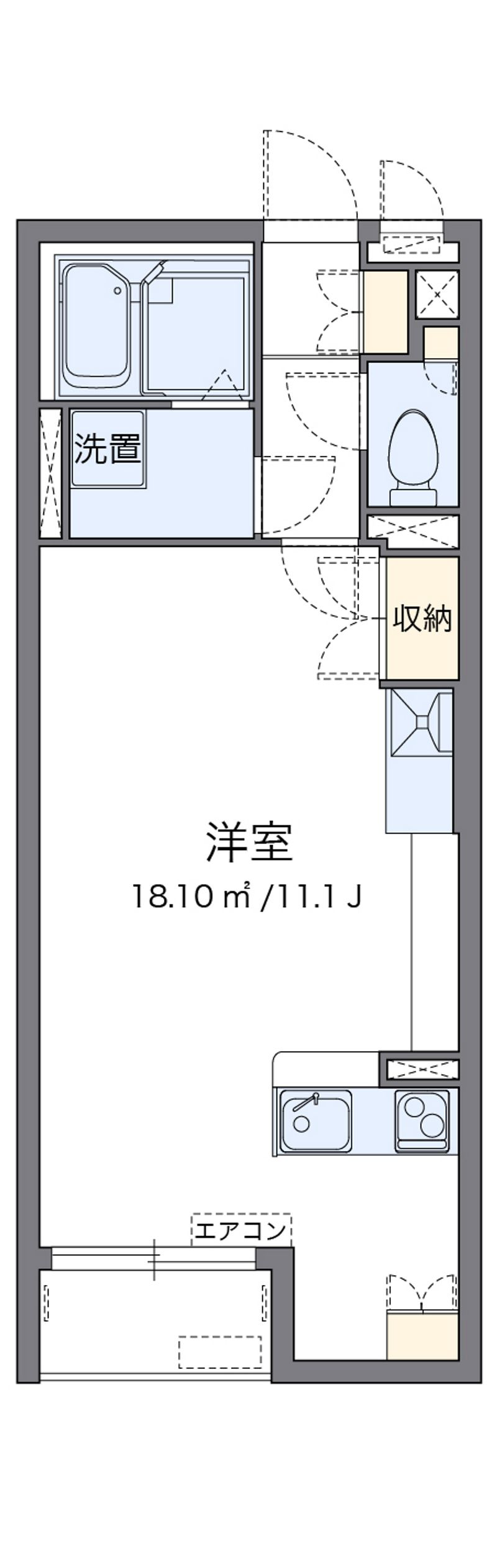 ミランダベル　エスポワール秋津 間取図