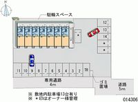 レオパレスサニーハイツ 区画図