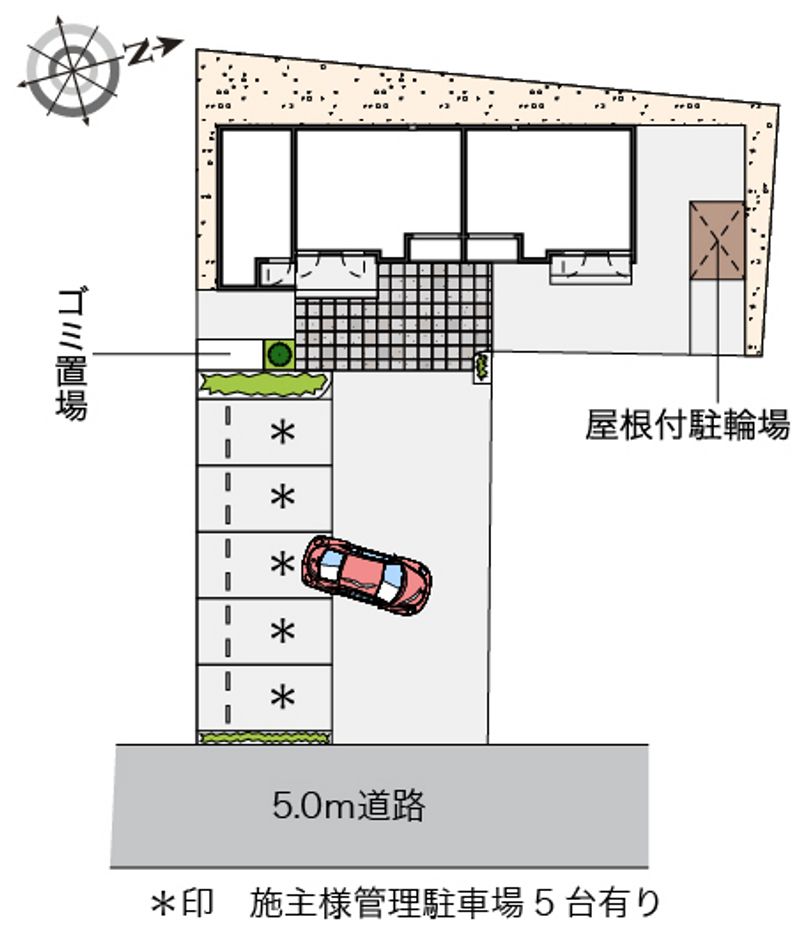レオネクスト西大山 配置図