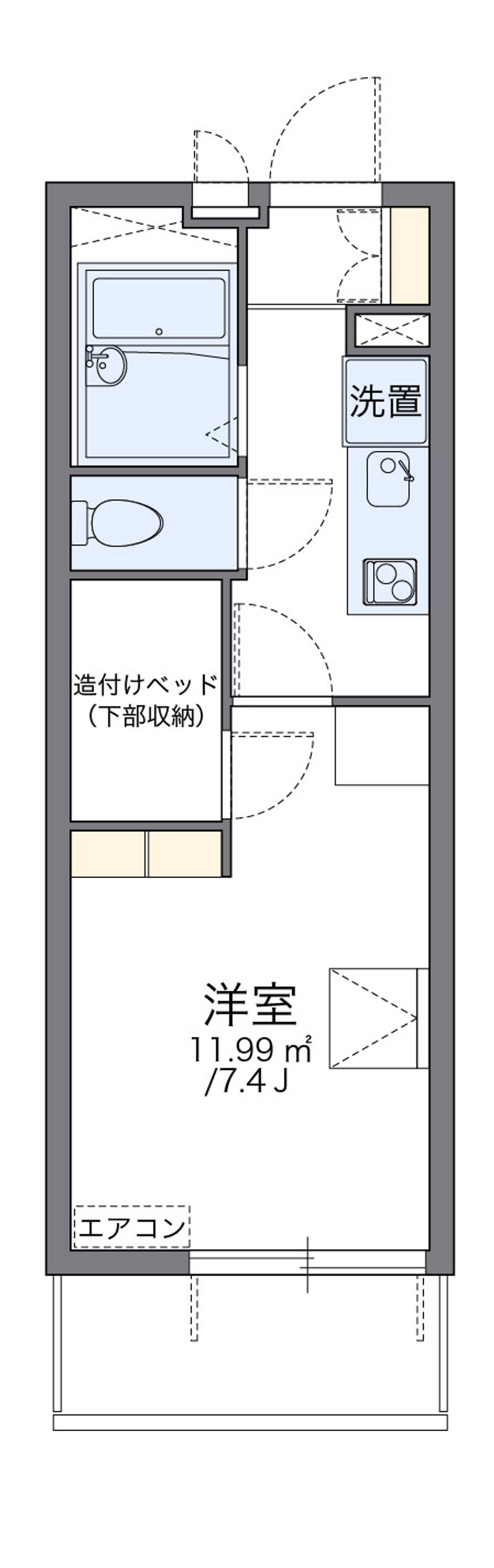 レオパレスＳＨＩＢＡＴＡⅢ 間取図