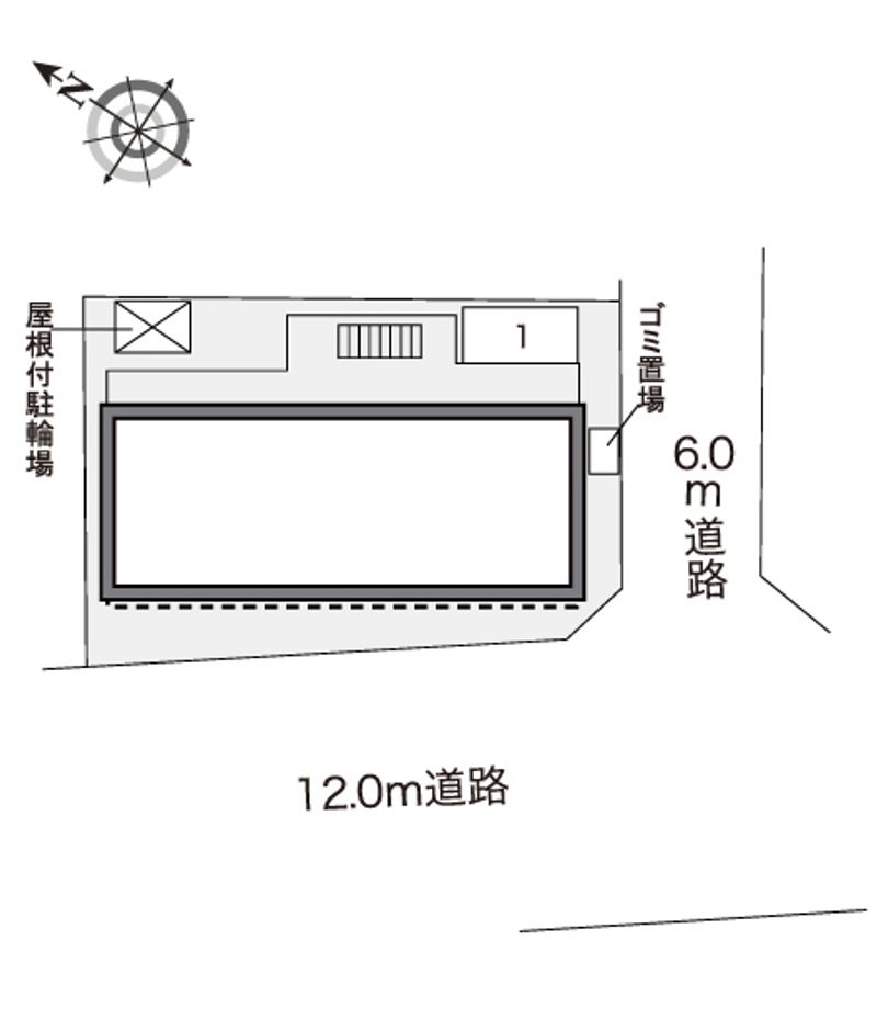 レオパレスグランドテール 駐車場