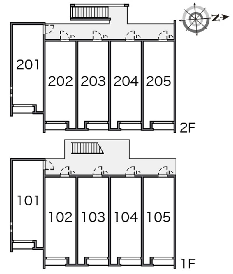クレイノＮＥＷ　ＧＲＥＥＮⅢ 間取り配置図