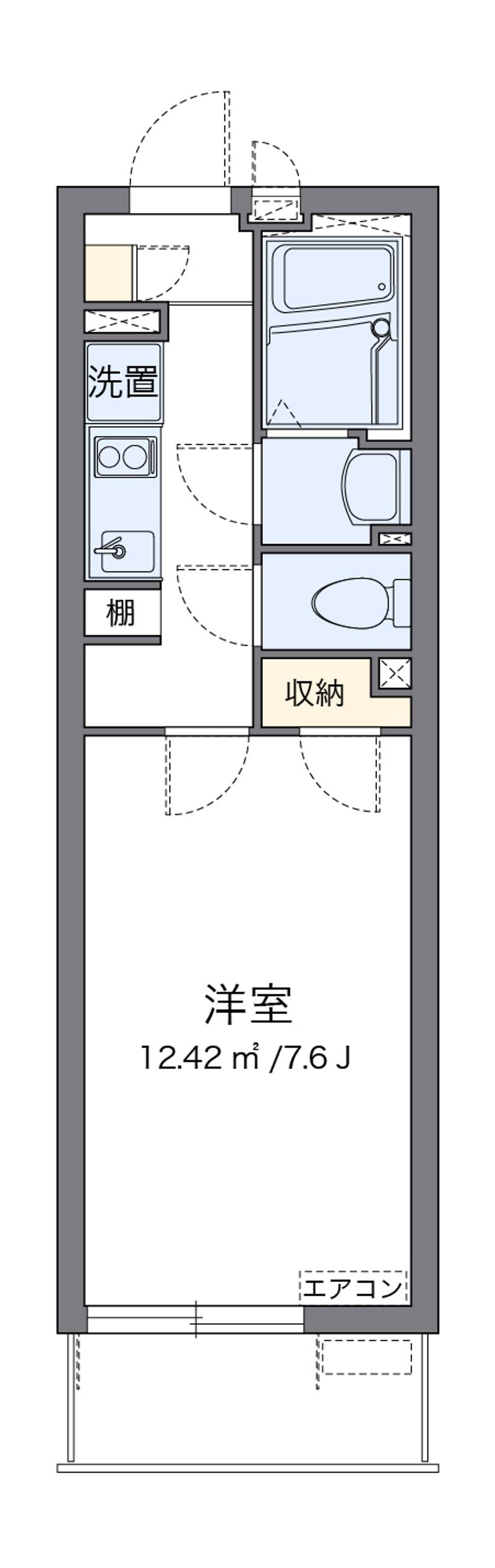 クレイノＢＥＬＬ 間取図