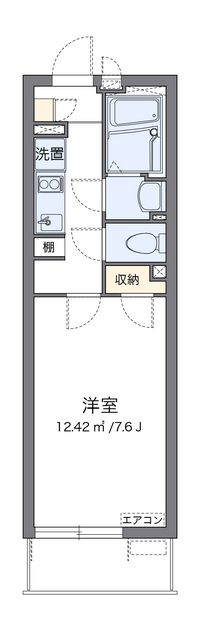 クレイノＢＥＬＬ 間取り図