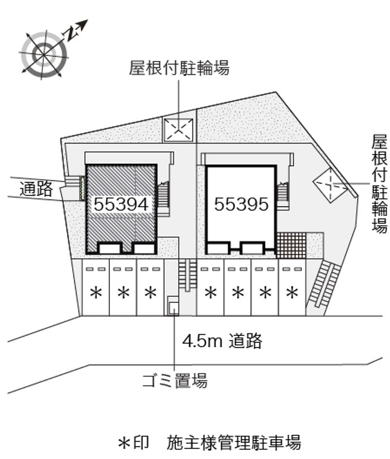 レオネクストグレイス紫蘭Ⅰ 配置図