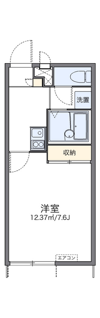 レオパレスガード１ 間取り図