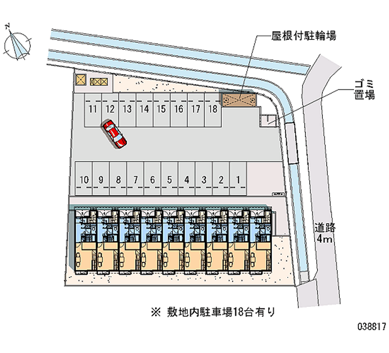 38817 Monthly parking lot