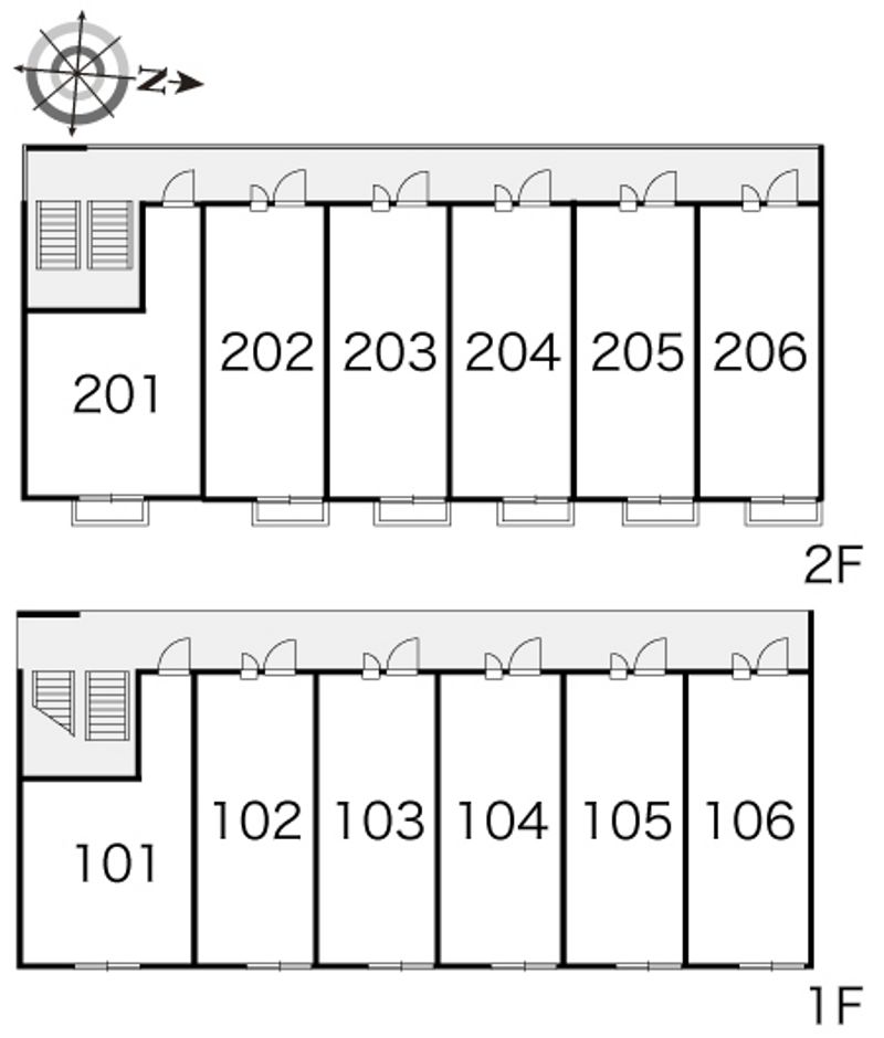 レオパレスＭＹＣ 間取配置図