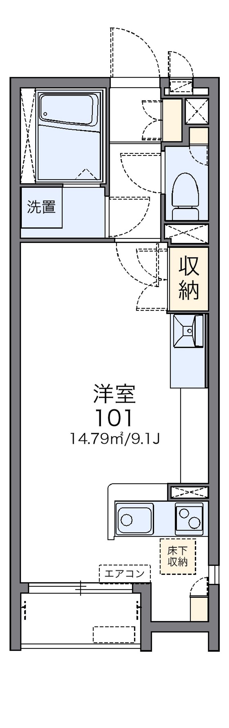 レオネクストクラムⅡ 間取図