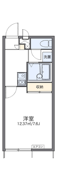 レオパレスゆかり荘 間取り図