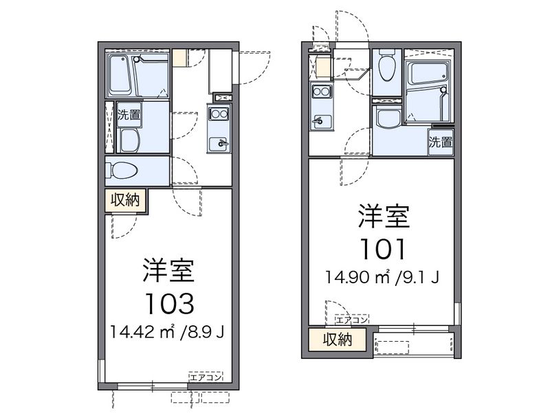 クレイノリヴェール 間取図