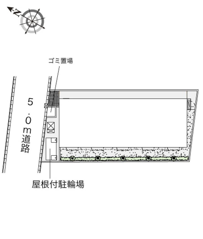 レオパレスヴィラ本町 配置図