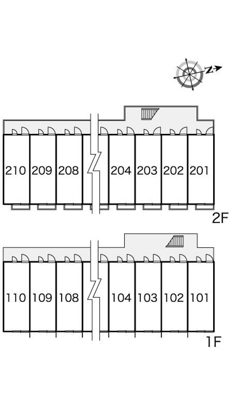 レオパレスアイ　ステイ 間取り配置図